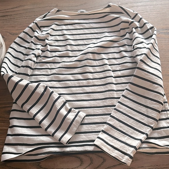 COS STRIPED LONG SLEEVE TOP  SMALL - Picture 5 of 10
